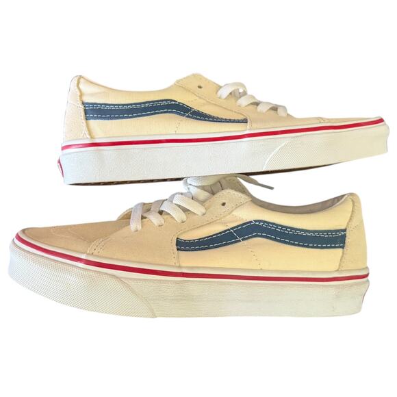 Vans Off White/Cream Suede Textile Unisex Sneakers 5M 6.5W NWOB - Picture 6 of 8